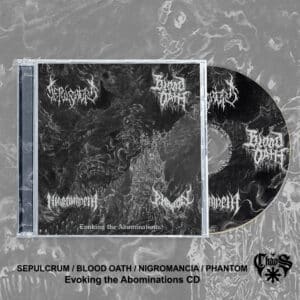 4-WAY SPLIT - Evoking the Abominations CD (PRE-ORDER)
