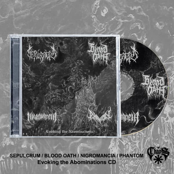 4-WAY SPLIT - Evoking the Abominations CD (PRE-ORDER)